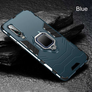 Luxury Car Holder Ring Case On For Huawei P30 P20 Lite Honor 8x Max Shockproof Case Cover Mate 20 P20 P30 Pro Soft Bumper Case - Amzon World