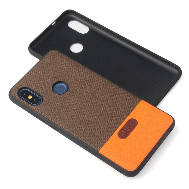 Luxury Cloth Texture Soft TPU case For Xiaomi Redmi Note 5 Ultra-thin silicone Phone case Redmi note 5 6 Pro Global Version case - Amzon World