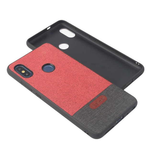 Luxury Cloth Texture Soft TPU case For Xiaomi Redmi Note 5 Ultra-thin silicone Phone case Redmi note 5 6 Pro Global Version case - Amzon World