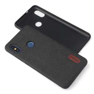 Luxury Cloth Texture Soft TPU case For Xiaomi Redmi Note 5 Ultra-thin silicone Phone case Redmi note 5 6 Pro Global Version case - Amzon World