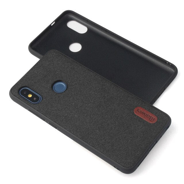 Luxury Cloth Texture Soft TPU case For Xiaomi Redmi Note 5 Ultra-thin silicone Phone case Redmi note 5 6 Pro Global Version case - Amzon World