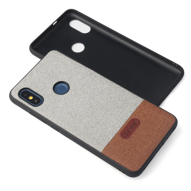 Luxury Cloth Texture Soft TPU case For Xiaomi Redmi Note 5 Ultra-thin silicone Phone case Redmi note 5 6 Pro Global Version case - Amzon World