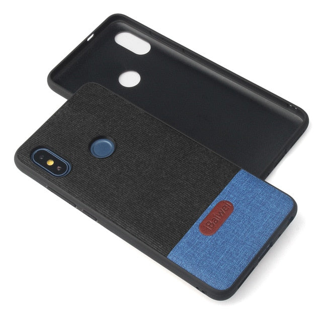 Luxury Cloth Texture Soft TPU case For Xiaomi Redmi Note 5 Ultra-thin silicone Phone case Redmi note 5 6 Pro Global Version case - Amzon World