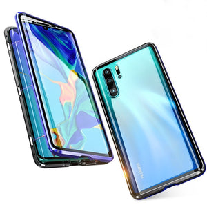 Luxury Full Body Protective Magnetic Case For Huawei P30 Pro P20 Mate 20 Pro 360 Tempered Glass Back Cover Huawei P30Pro Case On - Amzon World