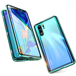 Luxury Full Body Protective Magnetic Case For Huawei P30 Pro P20 Mate 20 Pro 360 Tempered Glass Back Cover Huawei P30Pro Case On - Amzon World