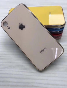 Luxury Hybrid Tempered Glass Phone Case For iPhone 6 7 8plus Shockproof Electroplate Frame Back Cover for iphone XS XR MAX Case - Amzon World