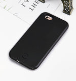 Luxury Luminous Phone Case For iPhone 6 6s 7 8 Plus X Perfect Selfie Light Up Glowing Case Cover for iPhone 5 5s SE Phone Bag - Amzon World