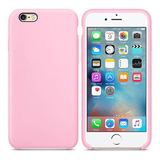 Luxury Original Official Silicone LOGO Case For iPhone 5SE 6s 7 8Plus Liquid Case For Apple iPhone 11 X XS Max XR 11pro MAX Case - Amzon World