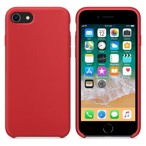 Luxury Original Official Silicone LOGO Case For iPhone 5SE 6s 7 8Plus Liquid Case For Apple iPhone 11 X XS Max XR 11pro MAX Case - Amzon World
