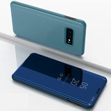 Luxury Smart View Flip Case For Samsung Galaxy S7 S8 S9 S10 Plus S10e Note 9 8 A10 A20 A30 A50 M10 M20 M30 Shockproof Case Cover - Amzon World
