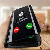 Luxury Smart View Flip Case For Samsung Galaxy S7 S8 S9 S10 Plus S10e Note 9 8 A10 A20 A30 A50 M10 M20 M30 Shockproof Case Cover - Amzon World