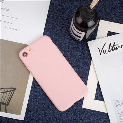 Luxury Soft Back Matte Color Cases for iPhone 7 plus 8 6 6s X XS max XR 5 5s SE Case Shockproof TPU Silicone Back Cover Capa - Amzon World