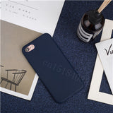 Luxury Soft Back Matte Color Cases for iPhone 7 plus 8 6 6s X XS max XR 5 5s SE Case Shockproof TPU Silicone Back Cover Capa - Amzon World