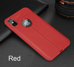 Luxury Soft Silicone Leather Case For iphone X 7 8 6 6s PLus Full Cover For iphone 5 5s se 10 X Ultra Thin TPU Shockproof Cases - Amzon World