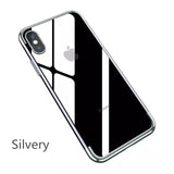 Luxury Transparent Case For iPhone X XS Max XR Ultra-thin Clear Plating Shining Soft TPU Case cover For iPhone XS XR Back Cover - Amzon World