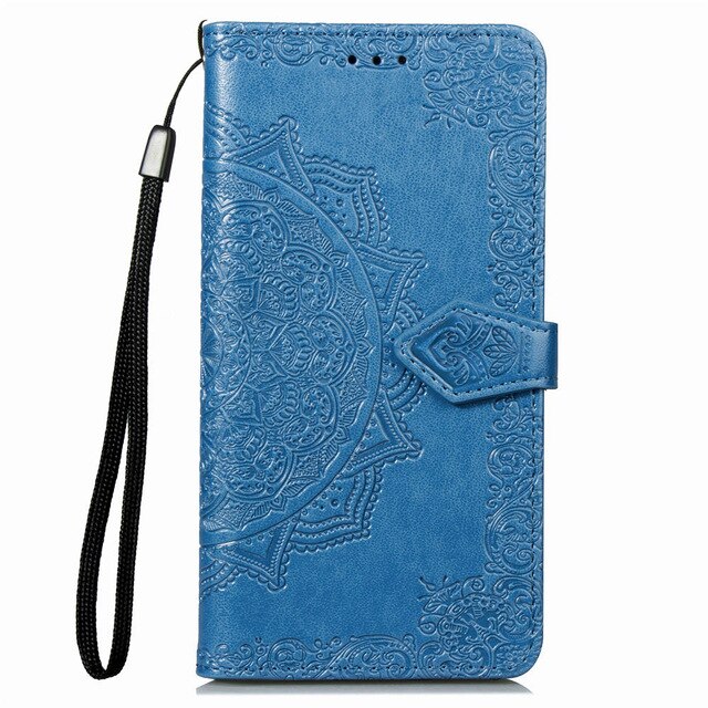 Luxury leather phone case For Honor 10 lite Flip Wallet Leather Case For Honor 10 lite P Smart 2019 Back Card Slot Phone Cases - Amzon World