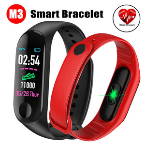 M3 Smart Band Sport Bracelet Blood Pressure & Heart Rate Monitor Smart Band Colorful Touch Screen Wristband Fitness Tracker - Amzon World