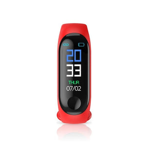 M3 Smart Wristband Fitness tracker Bracelet Waterproof bluetooth smartwatch LED Message Heart Rate monitor smart bracelet - Amzon World