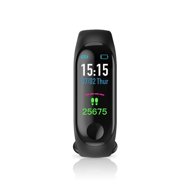 M3 Smart Wristband Fitness tracker Bracelet Waterproof bluetooth smartwatch LED Message Heart Rate monitor smart bracelet - Amzon World