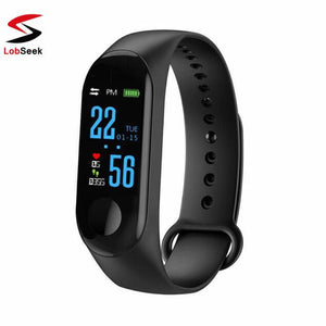 M3 Smart Wristband Fitness tracker Bracelet Waterproof bluetooth smartwatch LED Message Heart Rate monitor smart bracelet - Amzon World