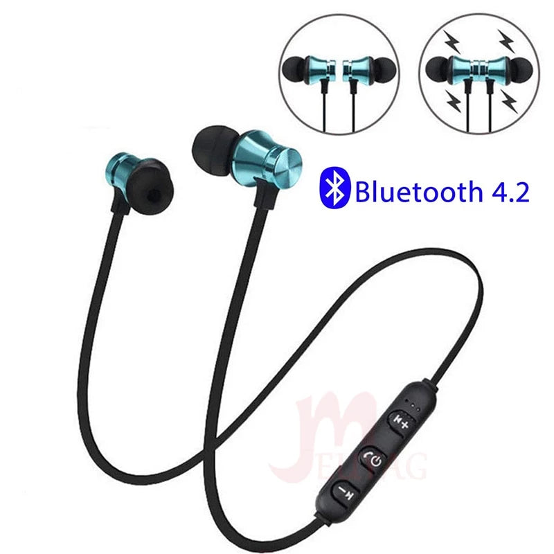 MEUYAG Magnetic Wireless bluetooth Earphone XT11 music headset Phone Neckband sport Earbuds Earphone with Mic For iPhone Samsung - Amzon World