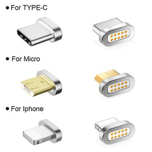 Magnetic Transfer Connector Magnetic Micro USB Connector Adapter  IOS Android Type-C Magnetic Adapter - Amzon World