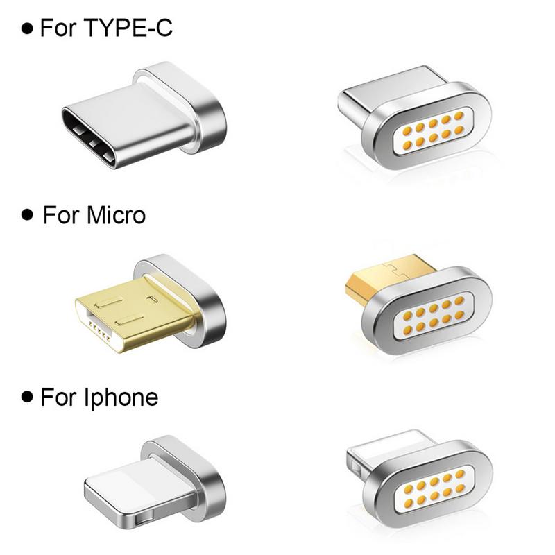 Magnetic Transfer Connector Magnetic Micro USB Connector Adapter  IOS Android Type-C Magnetic Adapter - Amzon World