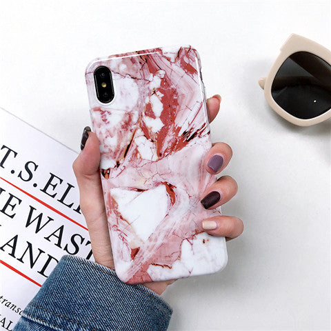 Marble X Cases For iphone X XS Max Case Soft TPU Back Cover For iphone XS XR iphone 8 7 6 6S Plus case Phone Case cover - Amzon World