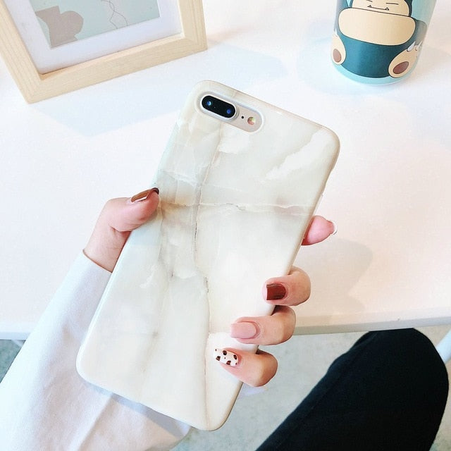 Marble X Cases For iphone X XS Max Case Soft TPU Back Cover For iphone XS XR iphone 8 7 6 6S Plus case Phone Case cover - Amzon World