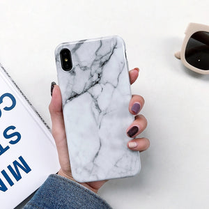 Marble X Cases For iphone X XS Max Case Soft TPU Back Cover For iphone XS XR iphone 8 7 6 6S Plus case Phone Case cover - Amzon World