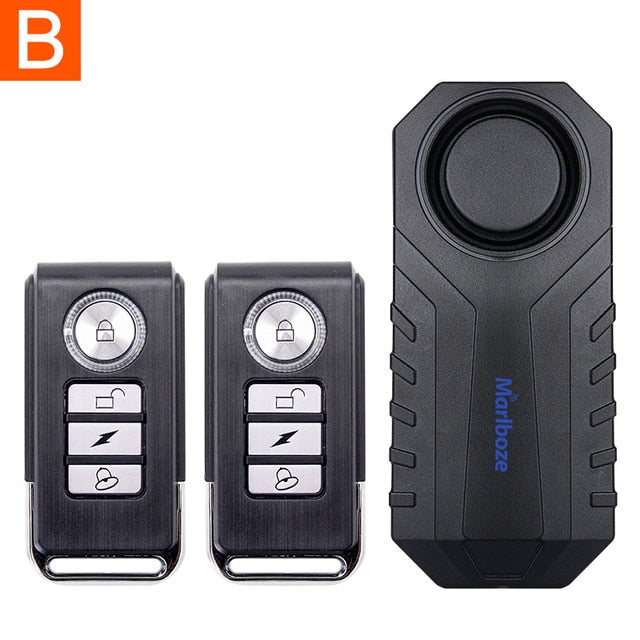 Marlboze Waterproof Remote Control Bike Motorcycle Electric Car Vehicle Security Anti Lost Remind Vibration Warning Alarm Sensor - Amzon World