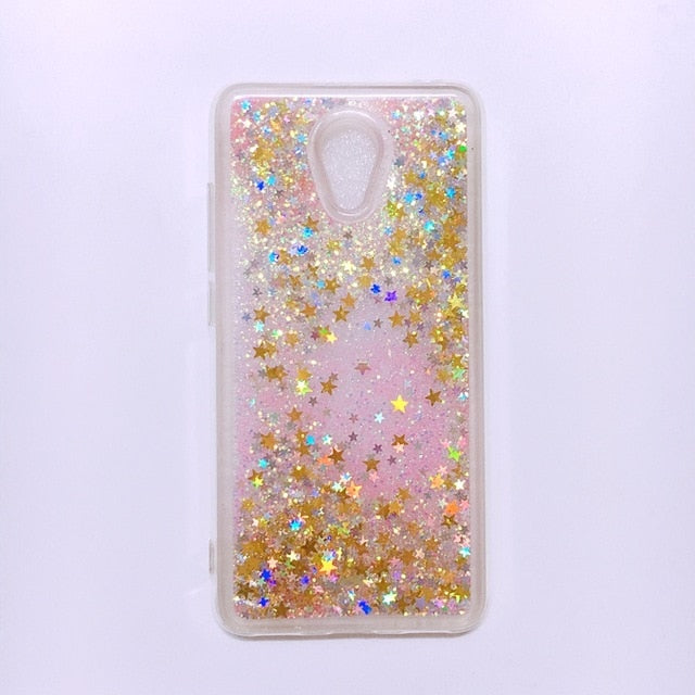 Meizu M5 M6 Note Case Cover Glitter Liquid Quicksand Phone Case on for Funda Meizu M5 M6 M5S MS6 M3S MX6 M3 Note Case Capa Women - Amzon World
