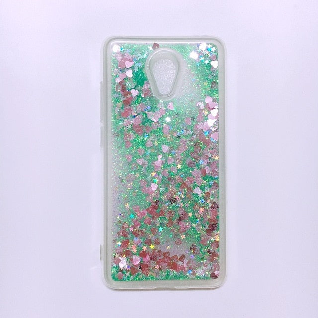 Meizu M5 M6 Note Case Cover Glitter Liquid Quicksand Phone Case on for Funda Meizu M5 M6 M5S MS6 M3S MX6 M3 Note Case Capa Women - Amzon World