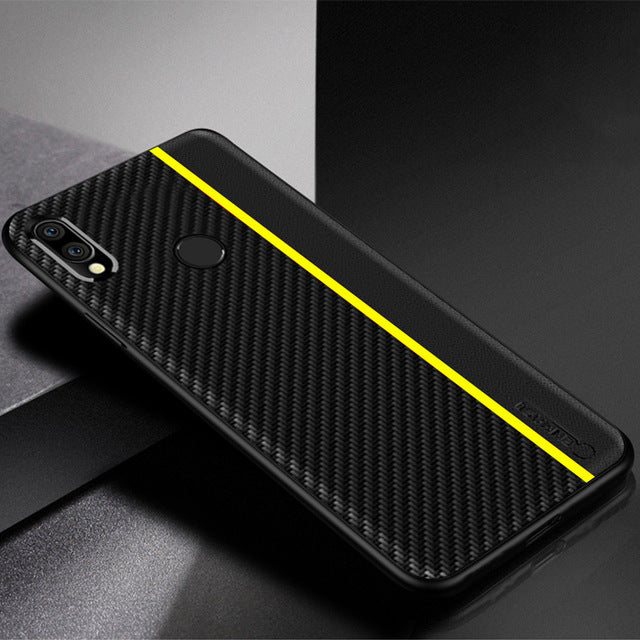 Meizu Note 9 Case Global Version Original CENMASO Carbon Fiber PU Leather Protection Cover Meizu Note 9 Cover Meizu Note9 Case - Amzon World