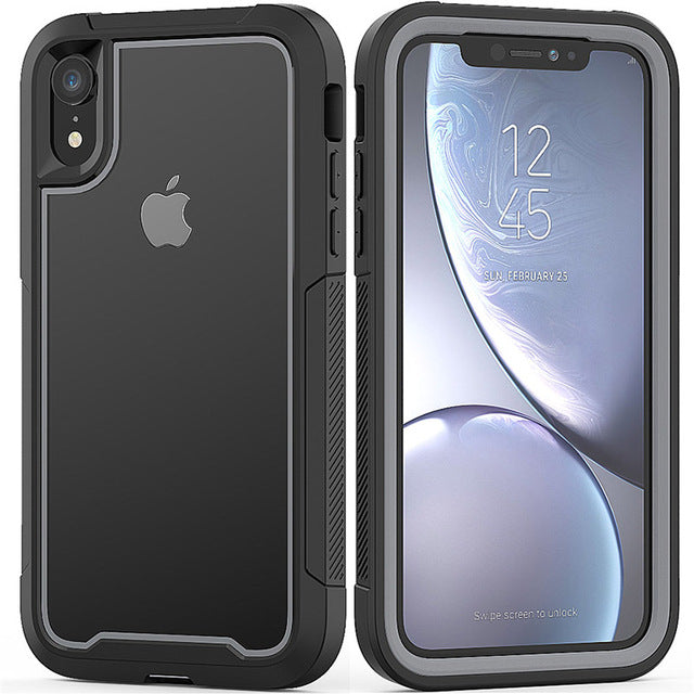Military Shock Absorption Case For iPhone X XR XS XS Max Transparent Ultra-Thin PC+TPU Protective Case For iPhone 6 6S 7 8 Plus - Amzon World
