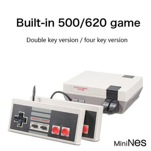 Mini TV Handheld Family Recreation Video Game Console AV Port Retro Built-in 620 Classic Games Dual Gamepad Gaming Player - Amzon World