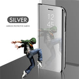 Mirror Flip Case For Samsung Galaxy A10 A30 A40 A50 A70 A80 M20 M30 J4 Plus J6 2018 S7 edge S8 S9 Plus S10 Note 10 Pro 8 9 Cover - Amzon World