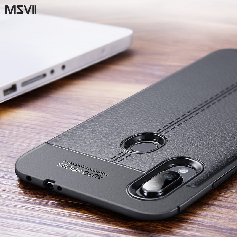 Msvii Case for Redmi Note 7 Case Silicone for Xiaomi Redmi Note 7 Pro Case Leather Global Version Cover 360 Funda Coque Capa - Amzon World