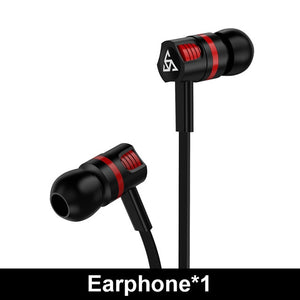 Musttrue Professional Earphone Super Bass Headset with Microphone Stereo Earbuds for Mobile Phone Samsung Xiaomi  fone de ouvido - Amzon World