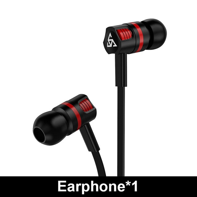 Musttrue Professional Earphone Super Bass Headset with Microphone Stereo Earbuds for Mobile Phone Samsung Xiaomi  fone de ouvido - Amzon World