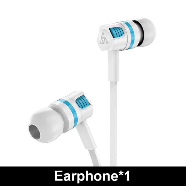 Musttrue Professional Earphone Super Bass Headset with Microphone Stereo Earbuds for Mobile Phone Samsung Xiaomi  fone de ouvido - Amzon World
