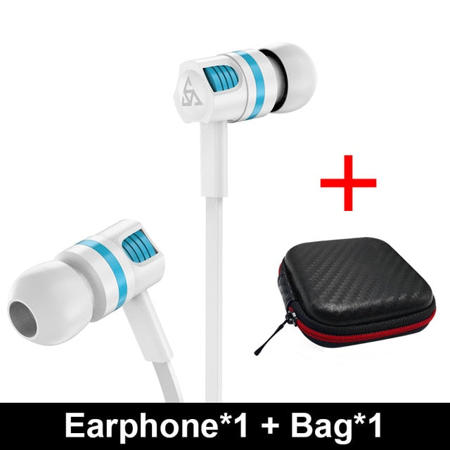 Musttrue Professional Earphone Super Bass Headset with Microphone Stereo Earbuds for Mobile Phone Samsung Xiaomi  fone de ouvido - Amzon World