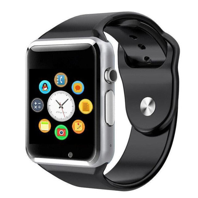 NO-BORDERS A1 WristWatch Bluetooth Smart Watch Sport Pedometer With SIM Camera Smartwatch for Android PK iwo 8 DZ09 watch - Amzon World