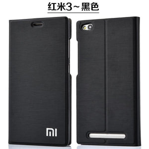 New Arrival For Xiaomi Redmi 3 /3S/3X, Luxury Slim Style Flip Leather Case For Xiaomi Redmi 3s Redmi 3x Redmi 3 Cover Bag - Amzon World
