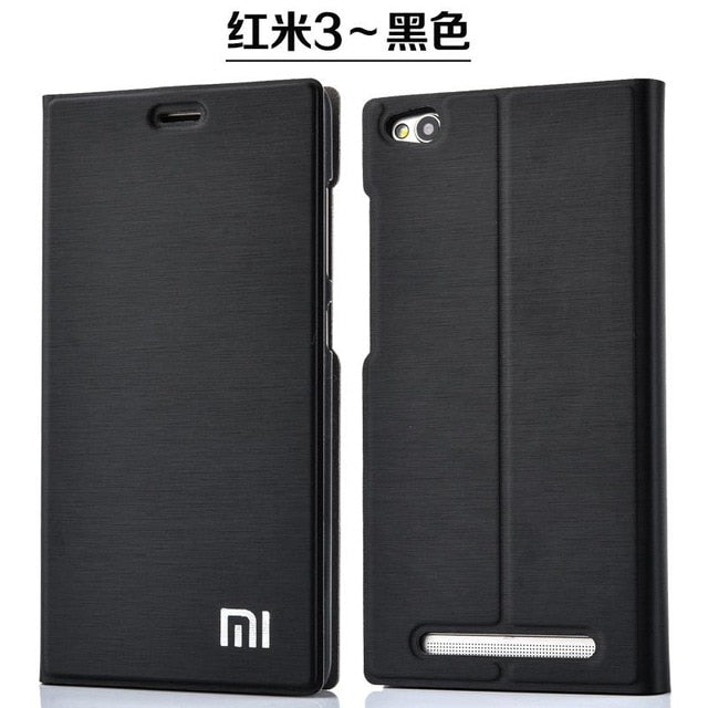 New Arrival For Xiaomi Redmi 3 /3S/3X, Luxury Slim Style Flip Leather Case For Xiaomi Redmi 3s Redmi 3x Redmi 3 Cover Bag - Amzon World
