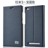 New Arrival For Xiaomi Redmi 3 /3S/3X, Luxury Slim Style Flip Leather Case For Xiaomi Redmi 3s Redmi 3x Redmi 3 Cover Bag - Amzon World