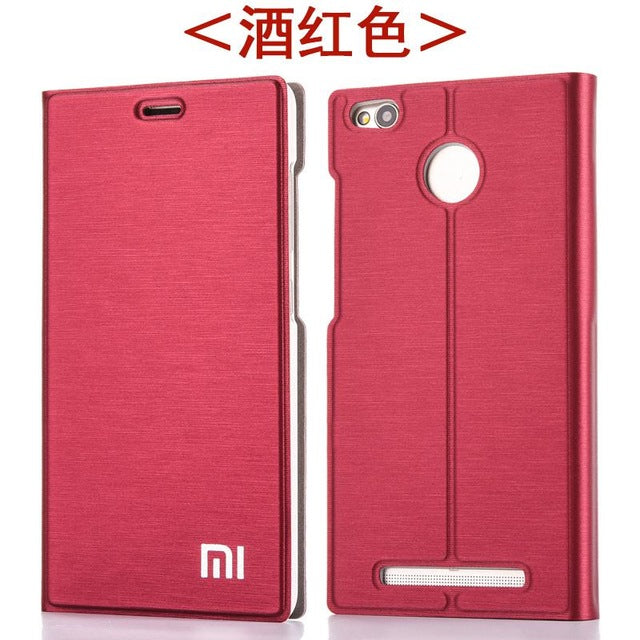 New Arrival For Xiaomi Redmi 3 /3S/3X, Luxury Slim Style Flip Leather Case For Xiaomi Redmi 3s Redmi 3x Redmi 3 Cover Bag - Amzon World