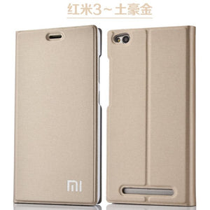 New Arrival For Xiaomi Redmi 3 /3S/3X, Luxury Slim Style Flip Leather Case For Xiaomi Redmi 3s Redmi 3x Redmi 3 Cover Bag - Amzon World