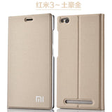 New Arrival For Xiaomi Redmi 3 /3S/3X, Luxury Slim Style Flip Leather Case For Xiaomi Redmi 3s Redmi 3x Redmi 3 Cover Bag - Amzon World