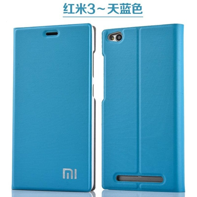 New Arrival For Xiaomi Redmi 3 /3S/3X, Luxury Slim Style Flip Leather Case For Xiaomi Redmi 3s Redmi 3x Redmi 3 Cover Bag - Amzon World